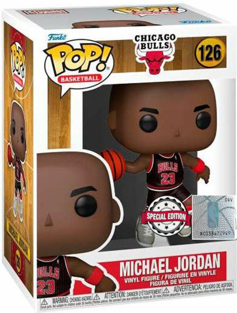 POP figure NBA Chicago Bulls Michael Jordan with Jordans