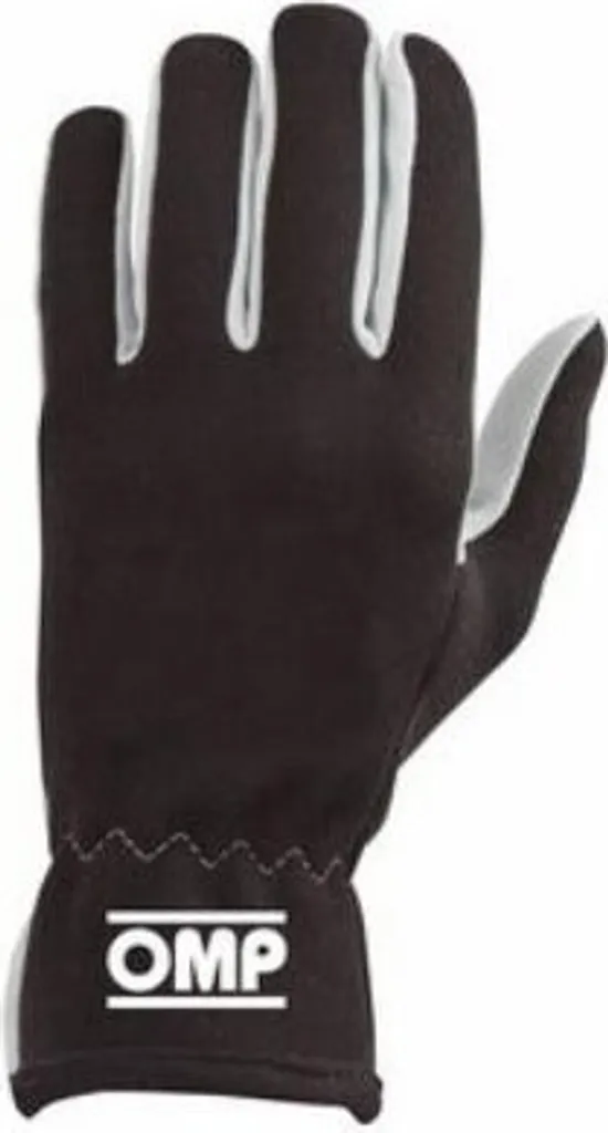 Gants de sport automobile OMP First-S ignifugés noir taille M FIA