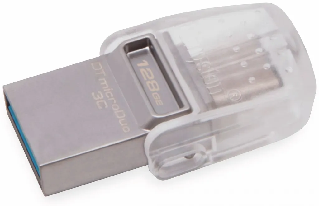 Kingston microDuo 3C Clé USB Double Connectique Rapide et Très Compacte