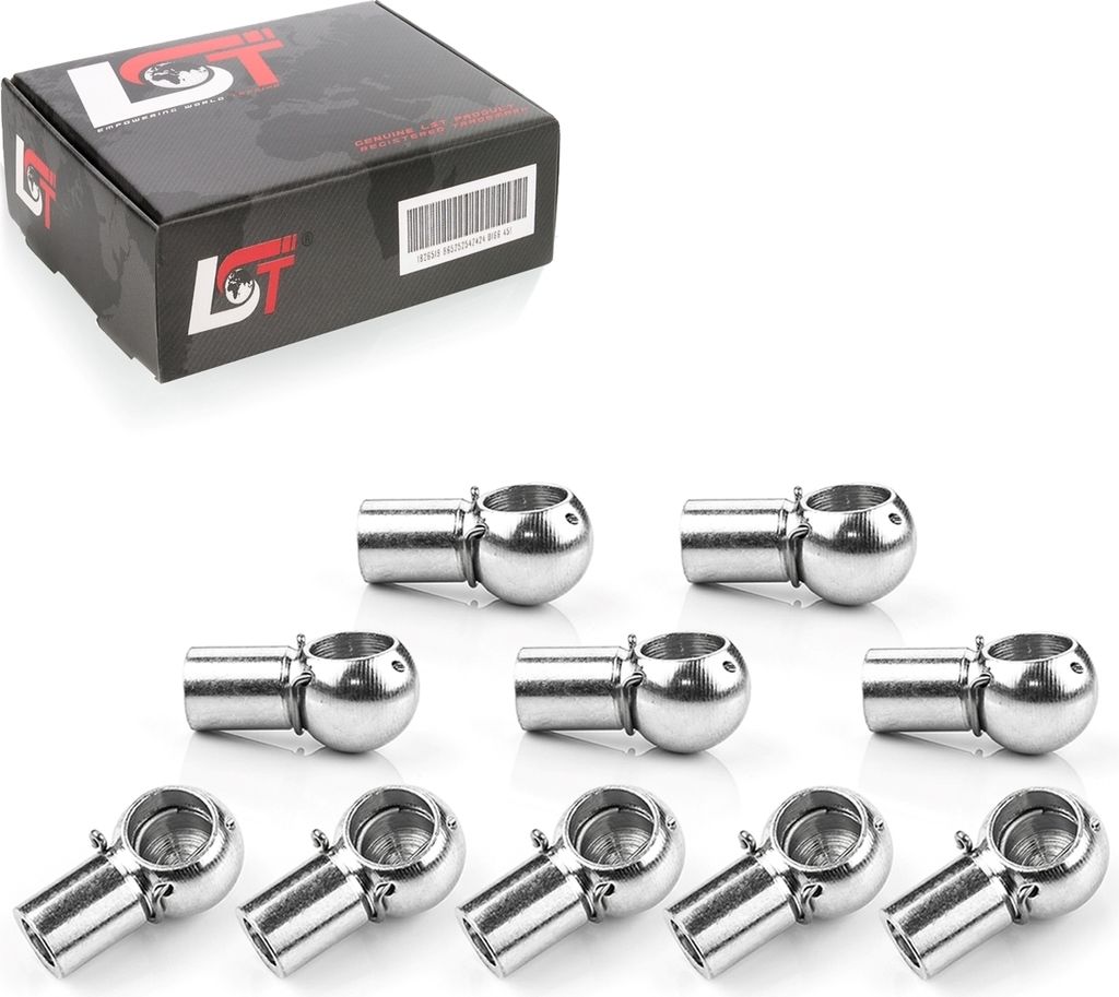 10x Kugelpfanne Gasfeder Kugelkopfaufnahme M6 10mm für BMW MINI