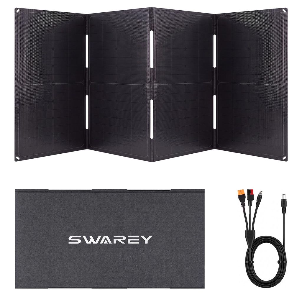 Tragbares Solarpanel 60W,Faltbar 60W Monokristallines Produktbild 
