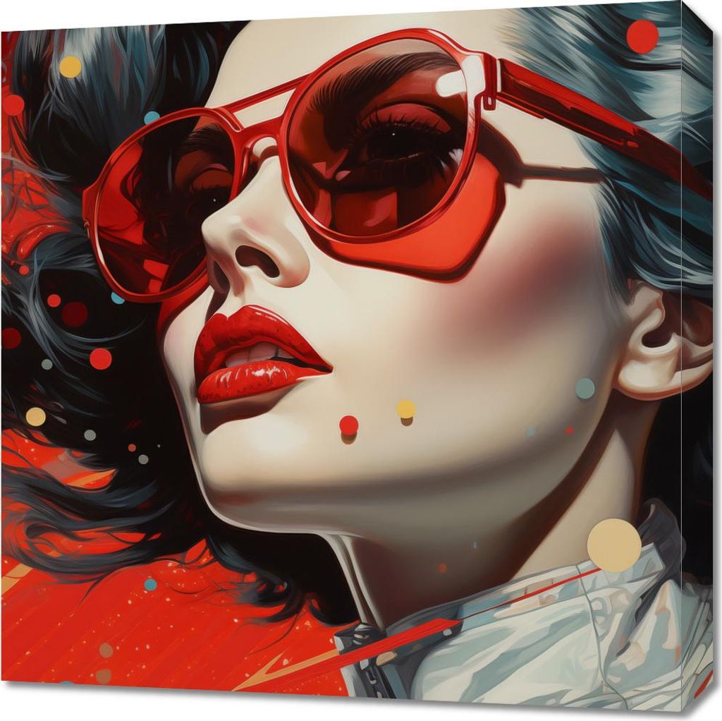 Bild 60x60cm Vision der Zukunft