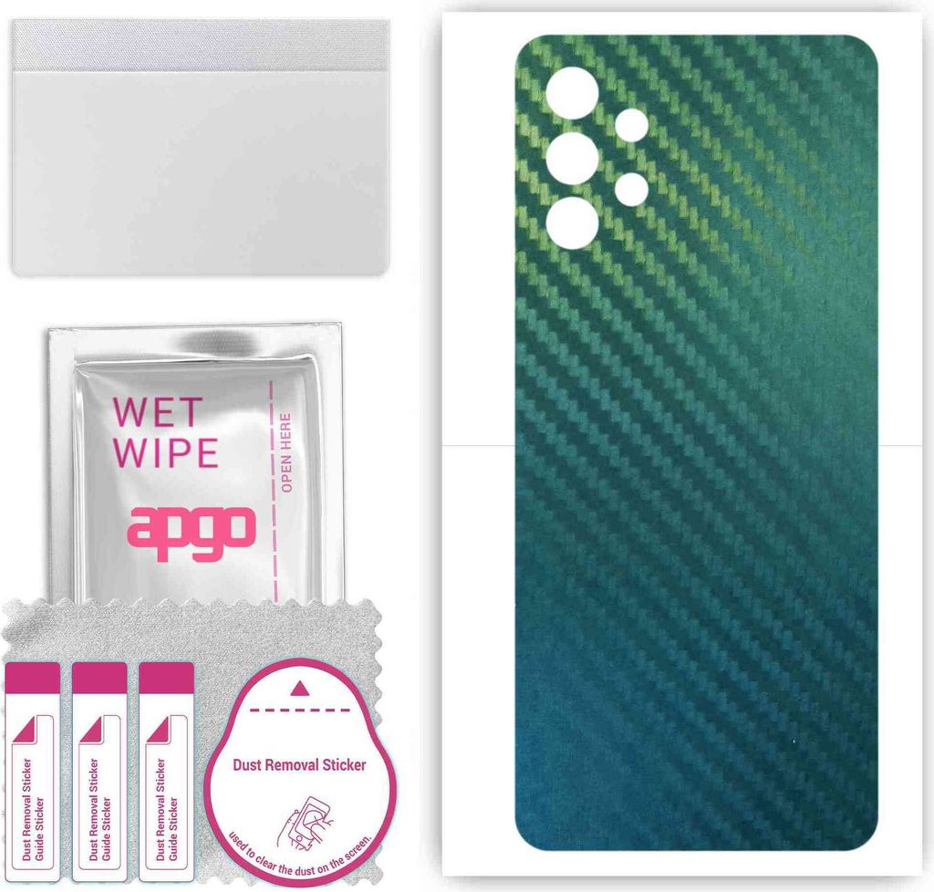 apgo Rückseite Schutzfolie, Skin, kompatibel mit Samsung Galaxy Jump 5G, Hinten Displayschutzfolie aus Vinylfolie, kratzfest, einfache Montage - K...