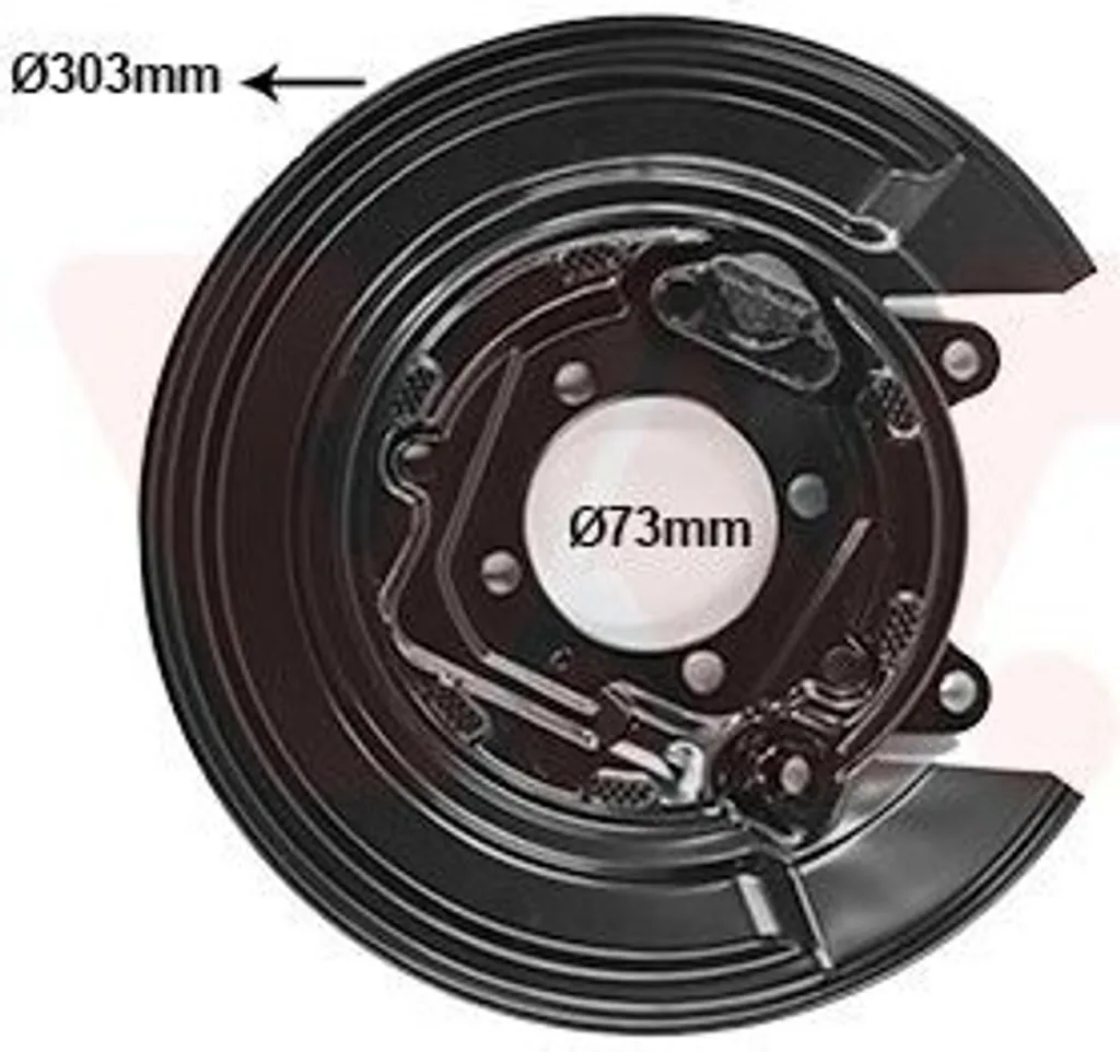 Plaque d'ancrage 5393376 : Stop à la rouille sur frein Toyota Corolla