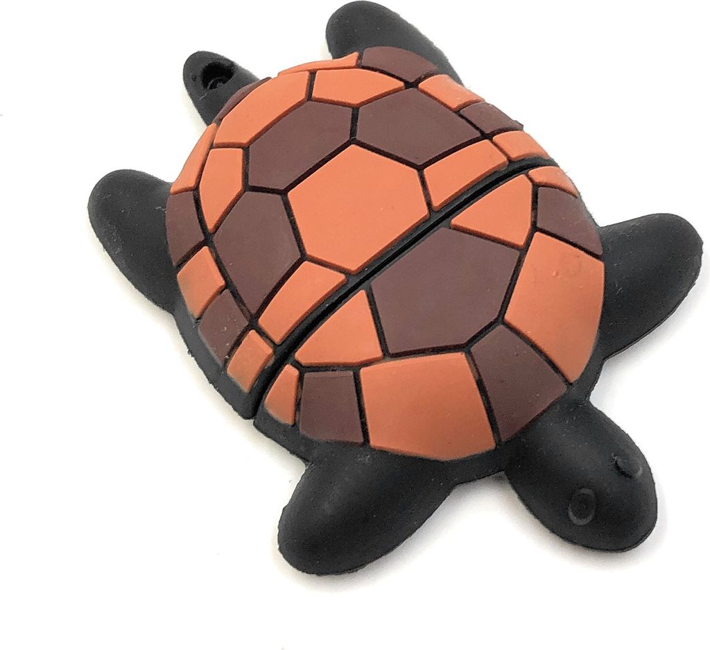 Onwomania Schildkröte Tortoise braun flach Funny USB Stick 64 GB USB 2.0