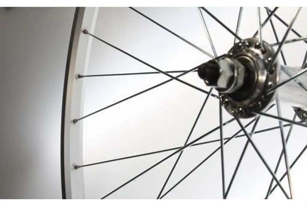Roue avant 20 pouces pour vélo enfant et pliant Hulzebos alu argent