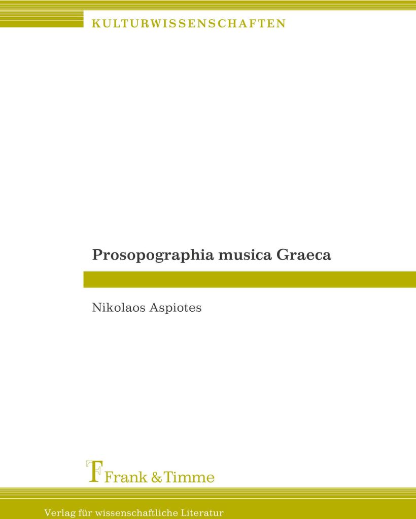 Prosopographia musica Graeca