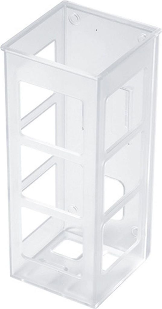 Wandmontierte Haarglätter Halter Rack HIPS Friseur Curling Tools Wand hängende Veranstalter Box für Bad Schlafzimmer Transparent