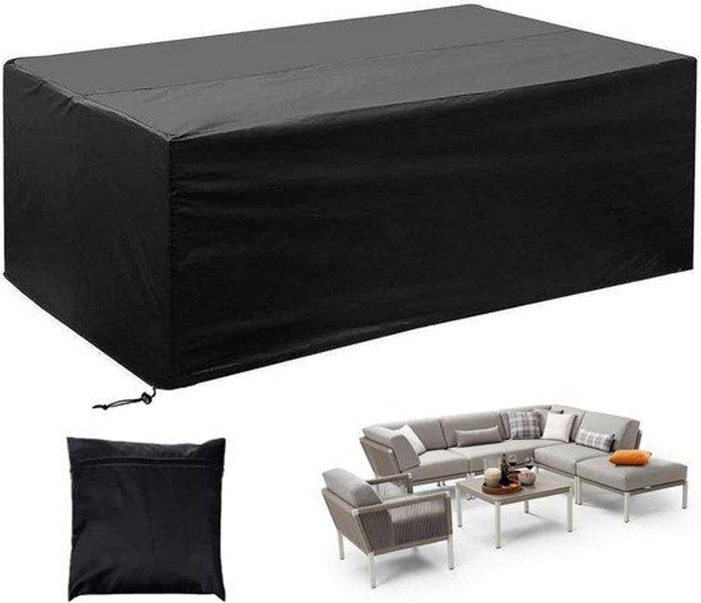 Famanu tuinmeubelbeschermhoes, 150 x 90 x 80 cm - Productafbeelding 