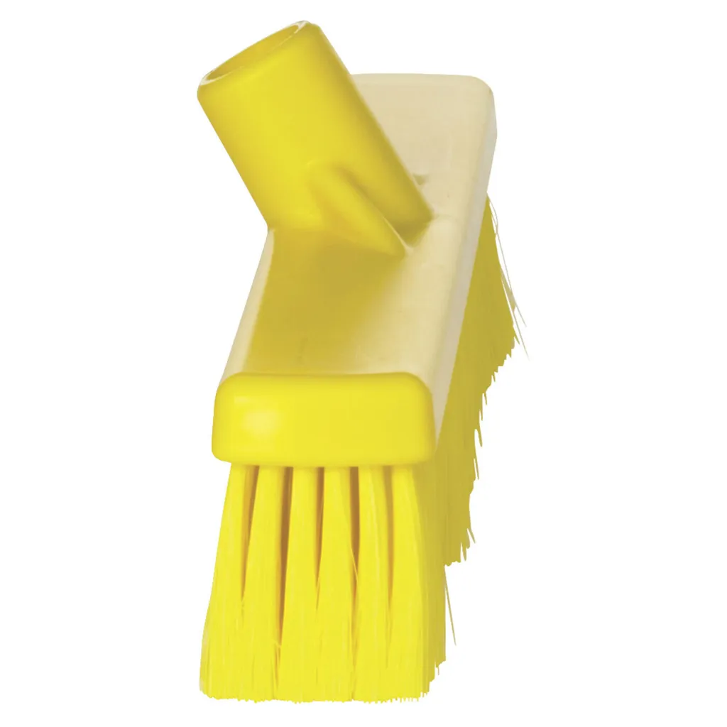 VIKAN scopa 410 mm, morbida, completamente conforme ai requisiti HACCP 6-giallo