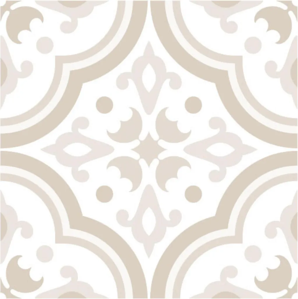 Restyling Pavimento Lisbona Ecru 25x25 - 10 Sticker Calpestabili