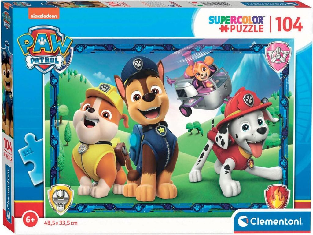 Clementoni Puzzle - Pfotenpatrouille, 104. Obrázek produktu 