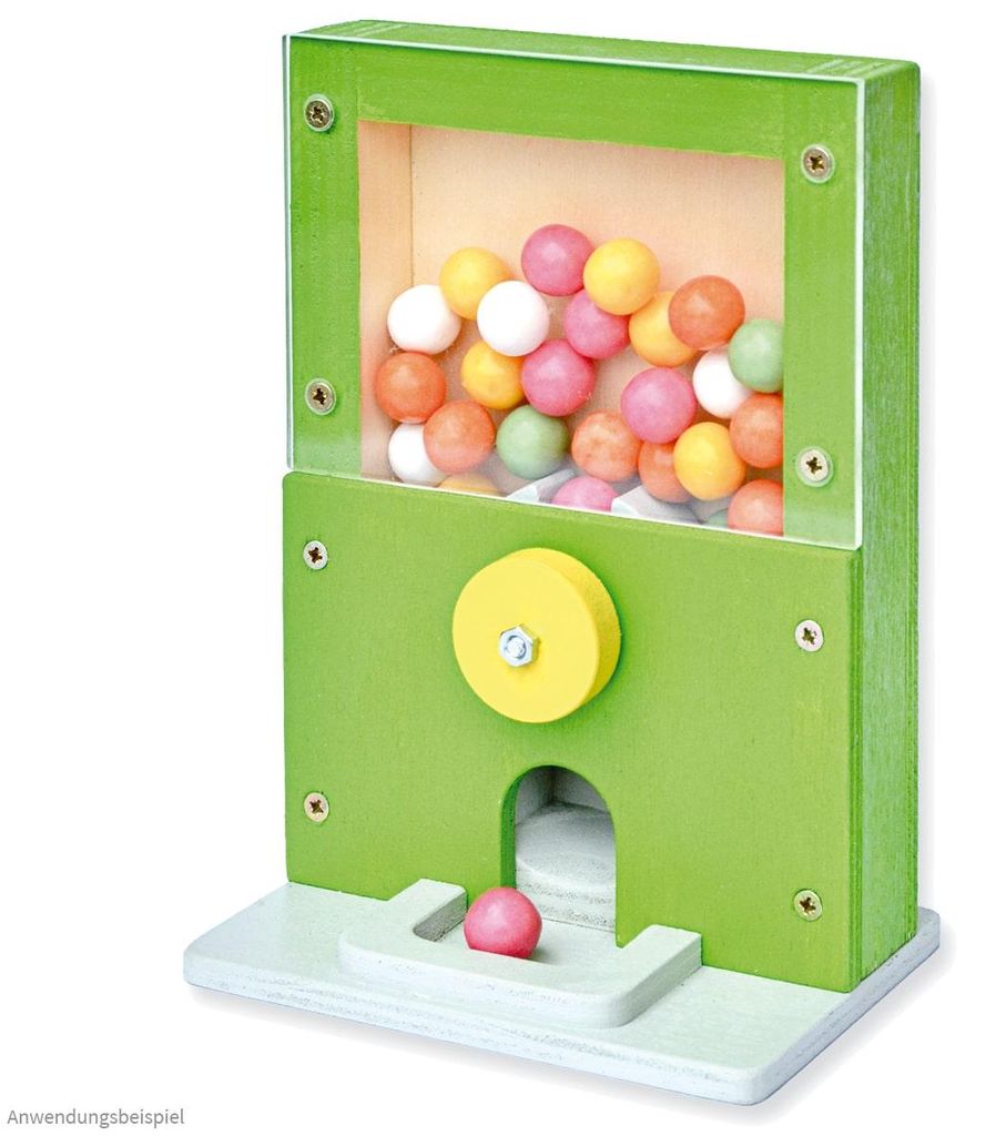 Kaugummiautomat Holz Bausatz Kinder Produktbild 
