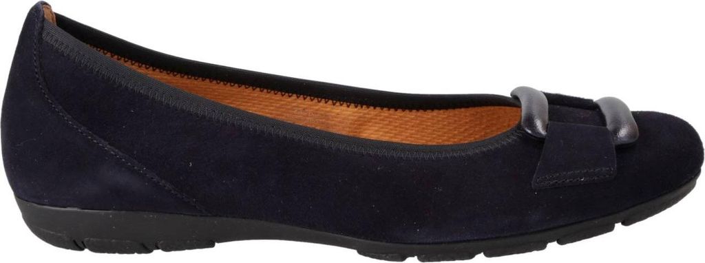 Gabor Damen Ballerinas Schwarz mit Wellenkante