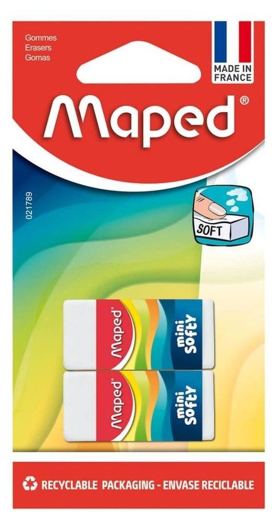 Gumka Softy Mini 2 sztuki Maped Zdjęcie produktu 