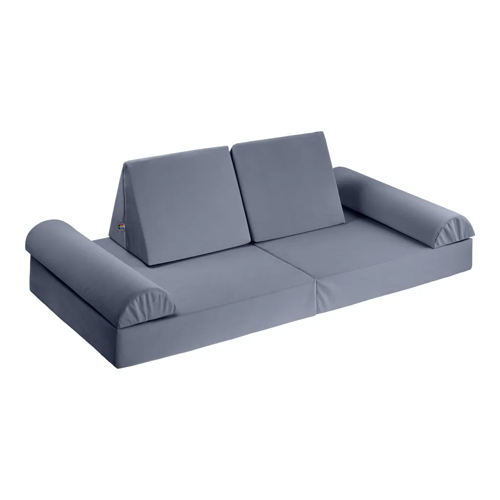 Canapé modulable enfant KETTLER Kreaty gris pour chambre et salle de jeu