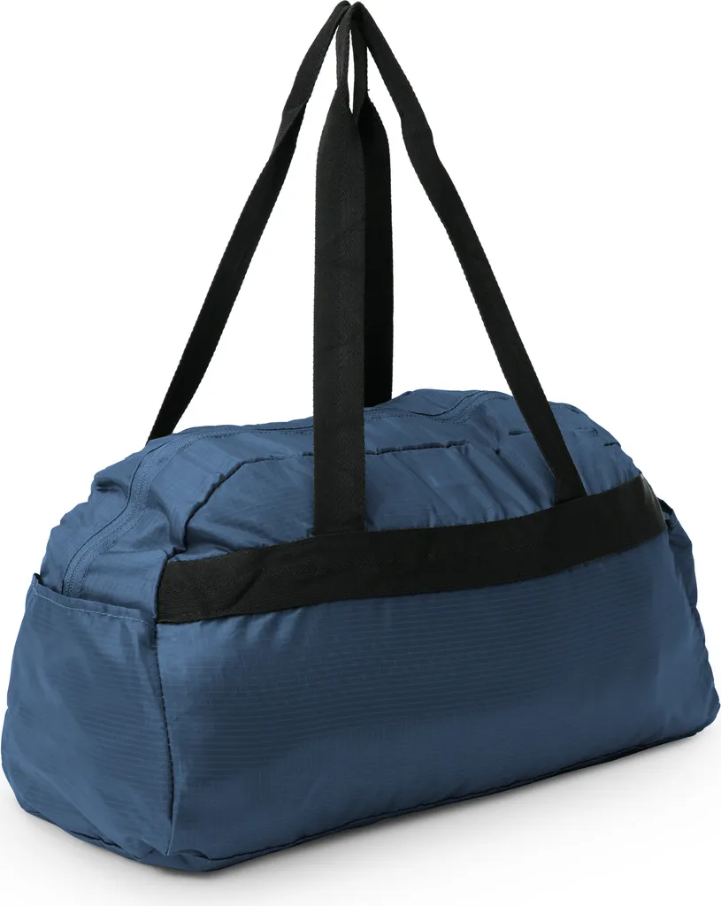 Borsa Della Spesa Pieghevole Con Ruote E Fondo Rigido - Tessuto Oxford Grande Capacità - Blu Navy