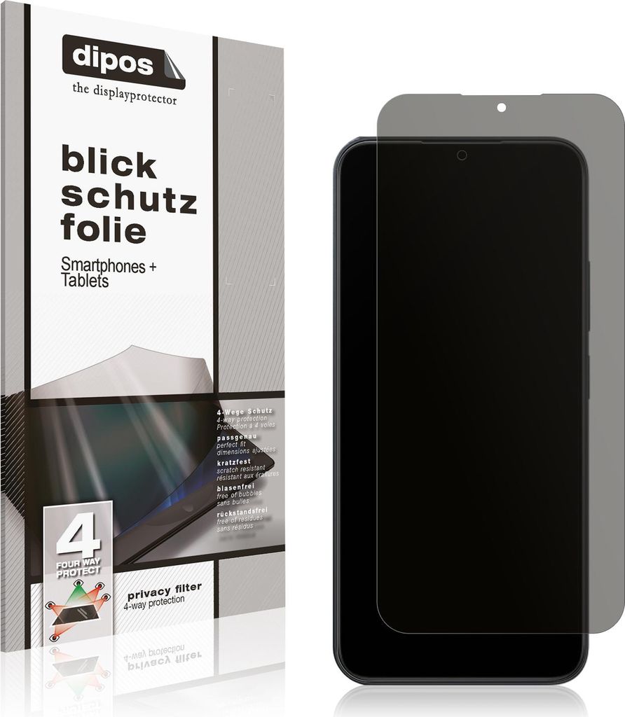 Blickschutzfolie für Xiaomi Redmi 15C 4G matt Schutzfolie Folie Display Schutz dipos