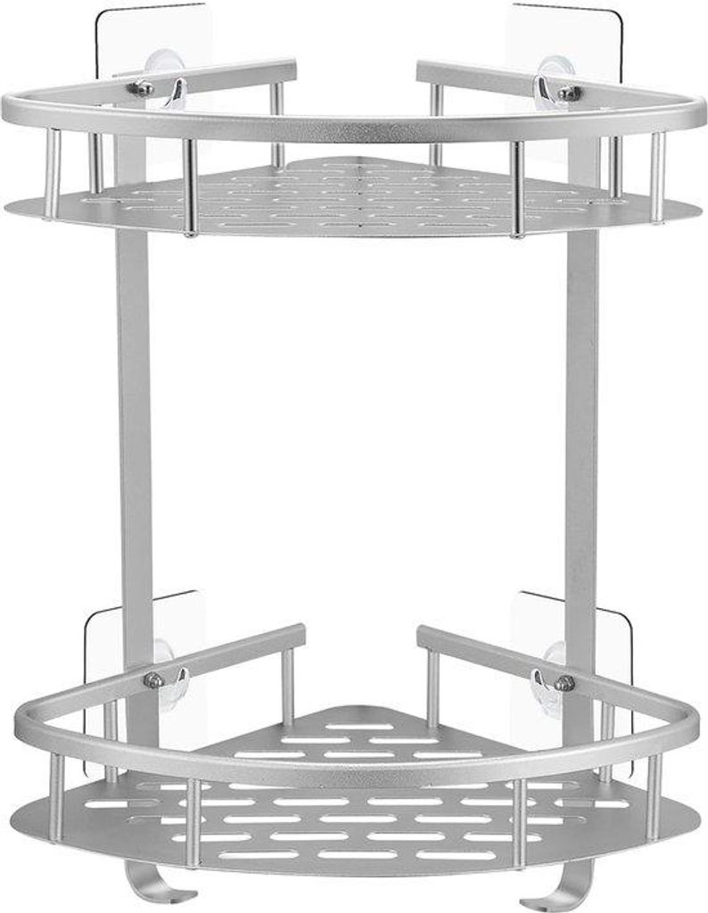 Badkamer-Accessoire - Aluminium - 22x22x36,5 cm - Sparsamer Design
