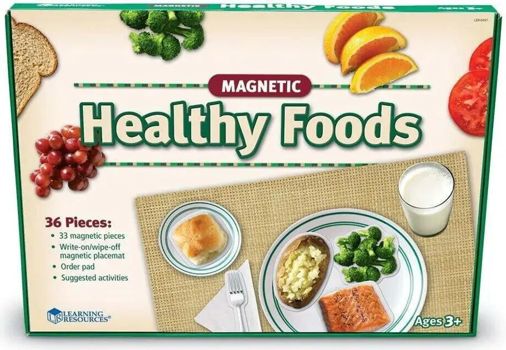 Puzzle Magnétique Nutrition Aliments Sains pour Tableau Frigo Enfant