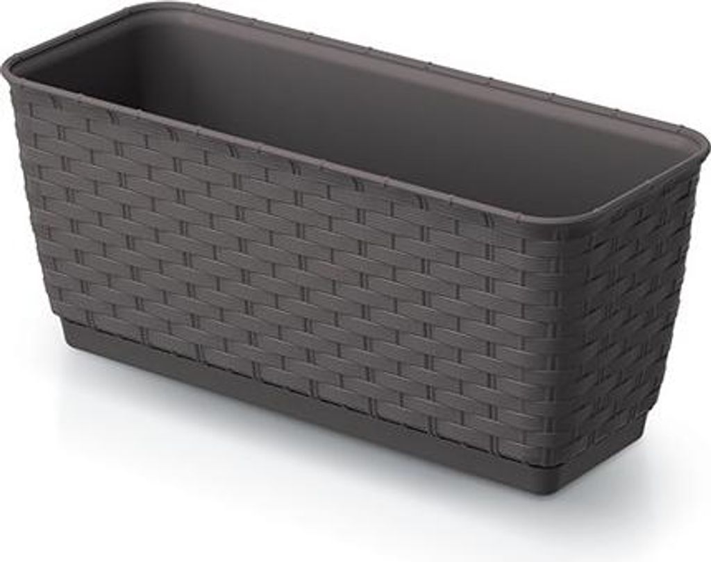 Pot de fleurs RATOLLA P 6 L, marron, avec soucoupe Image du produit 