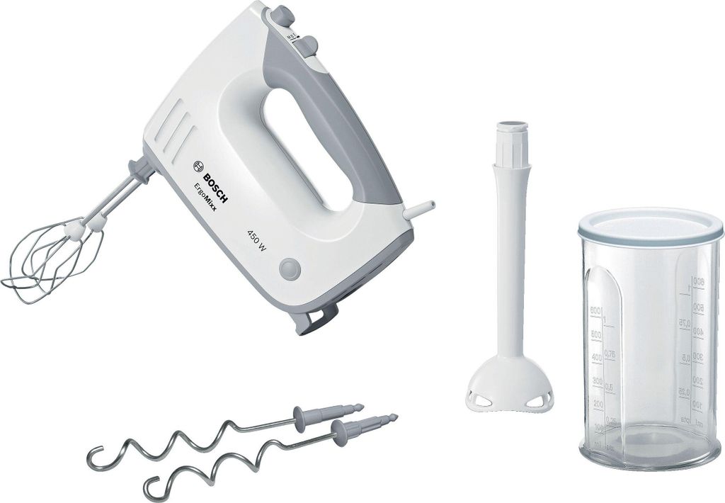 Bosch MFQ36440 ErgoMixx Handrührgerät Weiß/Grau Produktbild 