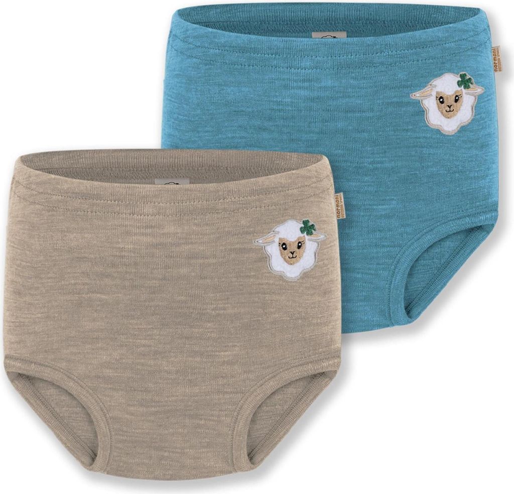 normani 2er Pack Baby Merino Windelhose