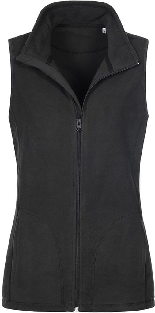 Stedman Damen Active Fleece-Weste AB298 (M) (Schwarz)