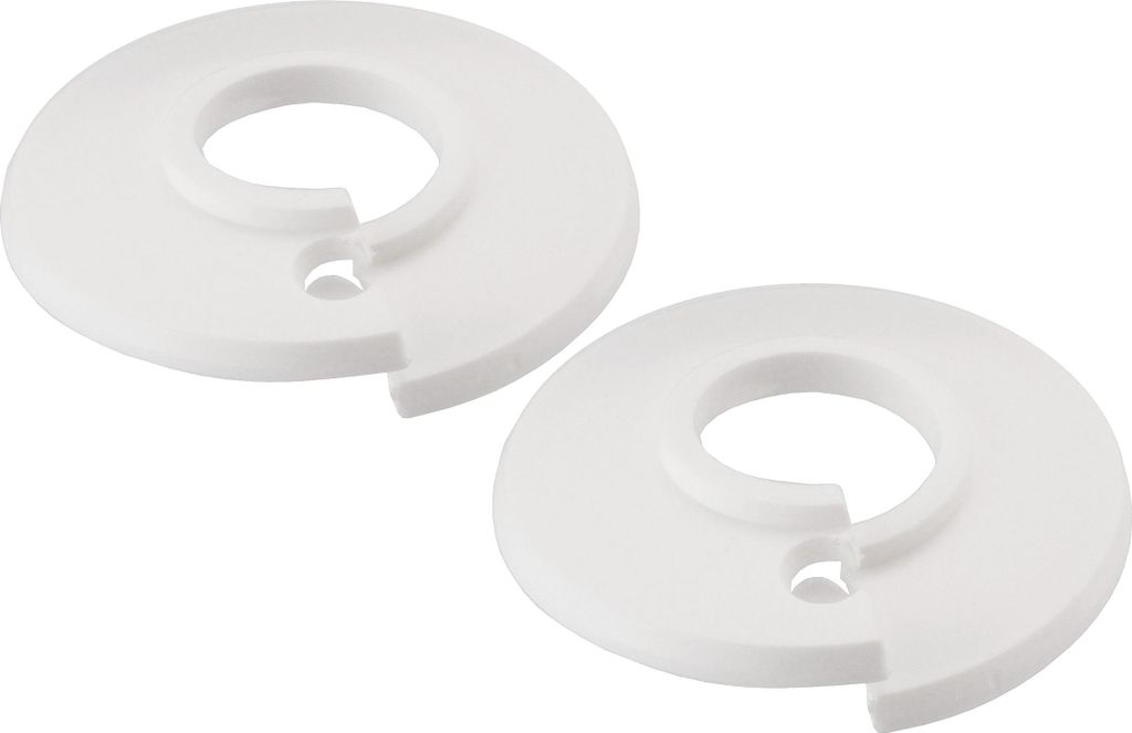VRS Rosette aus Kunststoff, weiss, für 20 mm Rohre, Ø 55 mm