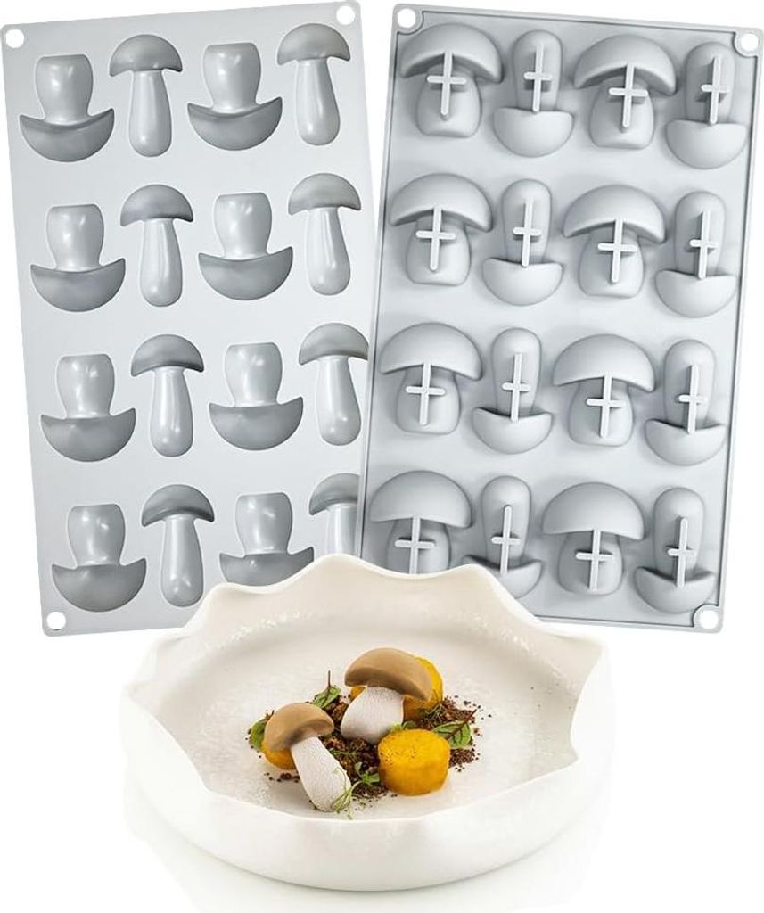 Siliconen Mousse-Cakeform, Backgeschirr, Dessert-Mousse, DIY Schokoladenseife, Kerzenform, 20 Löcher Donut