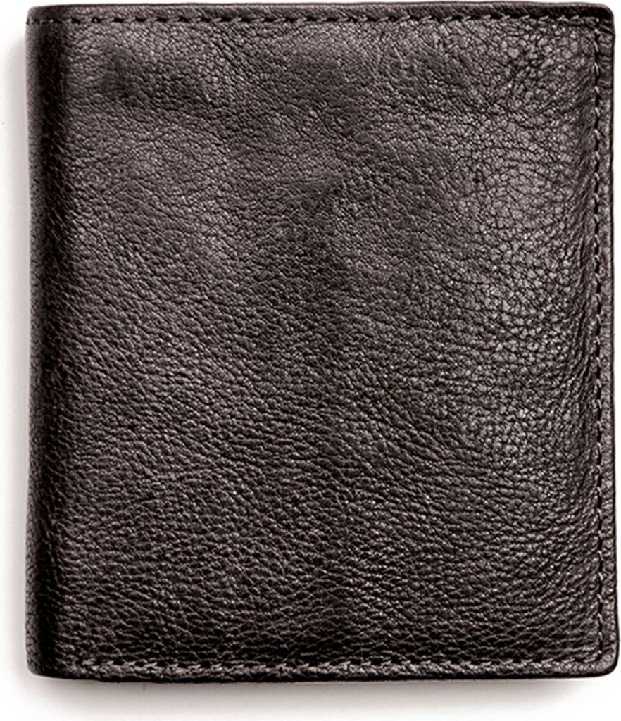 HAROLD'S Leder Geldbörse Submarine Wallet Upend Black schwarz
