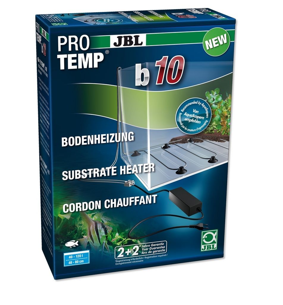 JBL Protemp b10 Bodenheizung für Süß- und Meerwasser-Aquarien, für 50 - 120 l