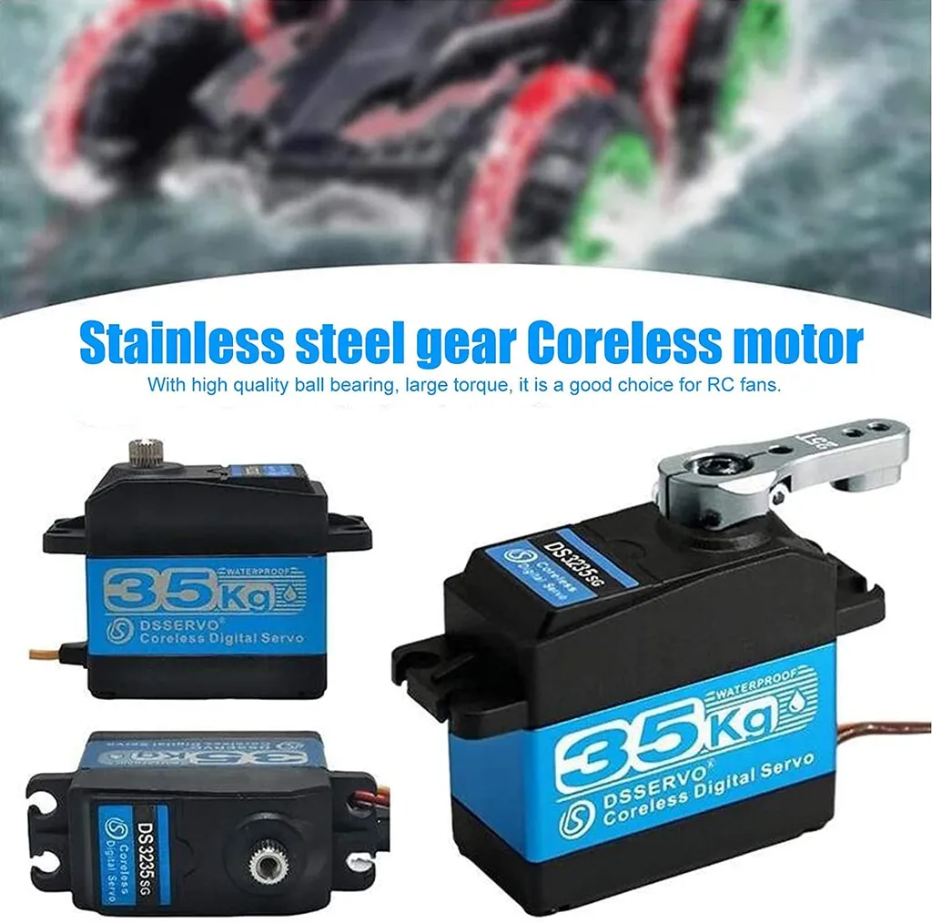 Servo Numérique DS3235 PRO 35kg Coreless Pignons Acier 18T 180° RC