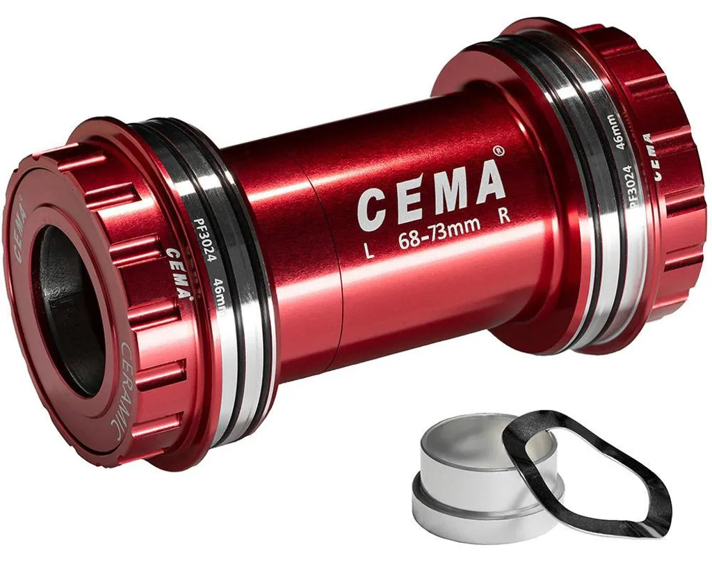 Boîtier PF30 Interlock Cema Rouge : Stop aux Bruits sur SRAM GXP Céram