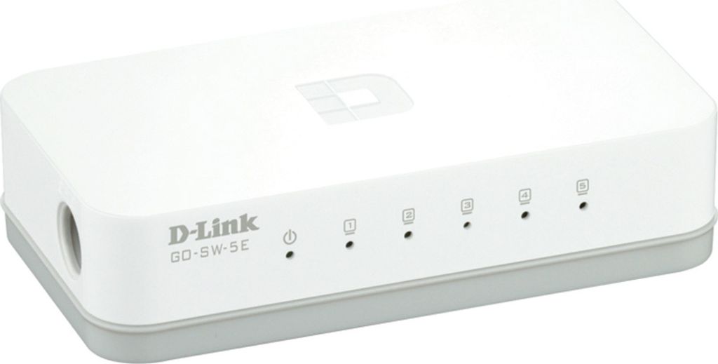D-Link GO-SW-5E/E 5-Port Fast Ethernet Easy Desktop Switch Produktbild 