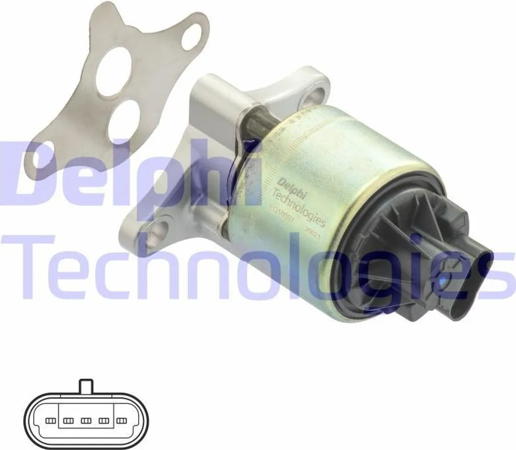 Vanne de Recirculation Gaz Échappement Delphi pour Lacetti, Nubira, Kalos