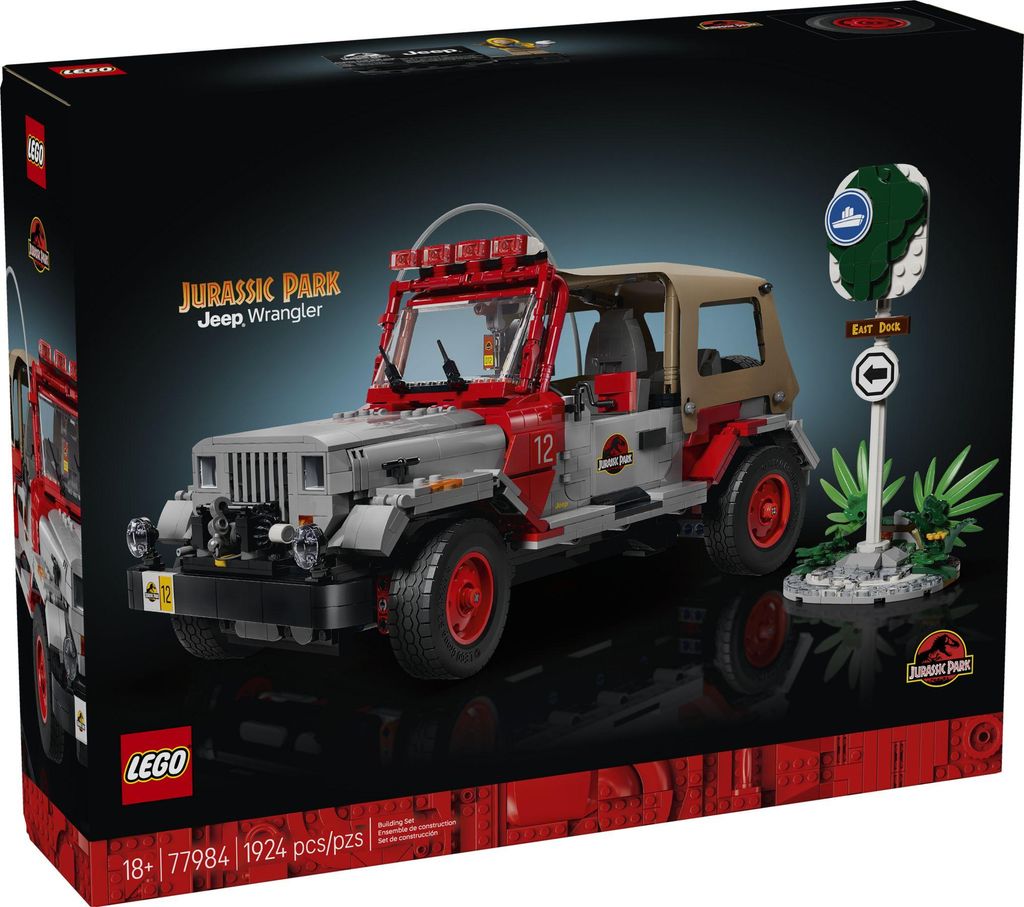 Jurassic World 77984, Jeep® Wrangler ispirata a Jurassic Immagine del prodotto 