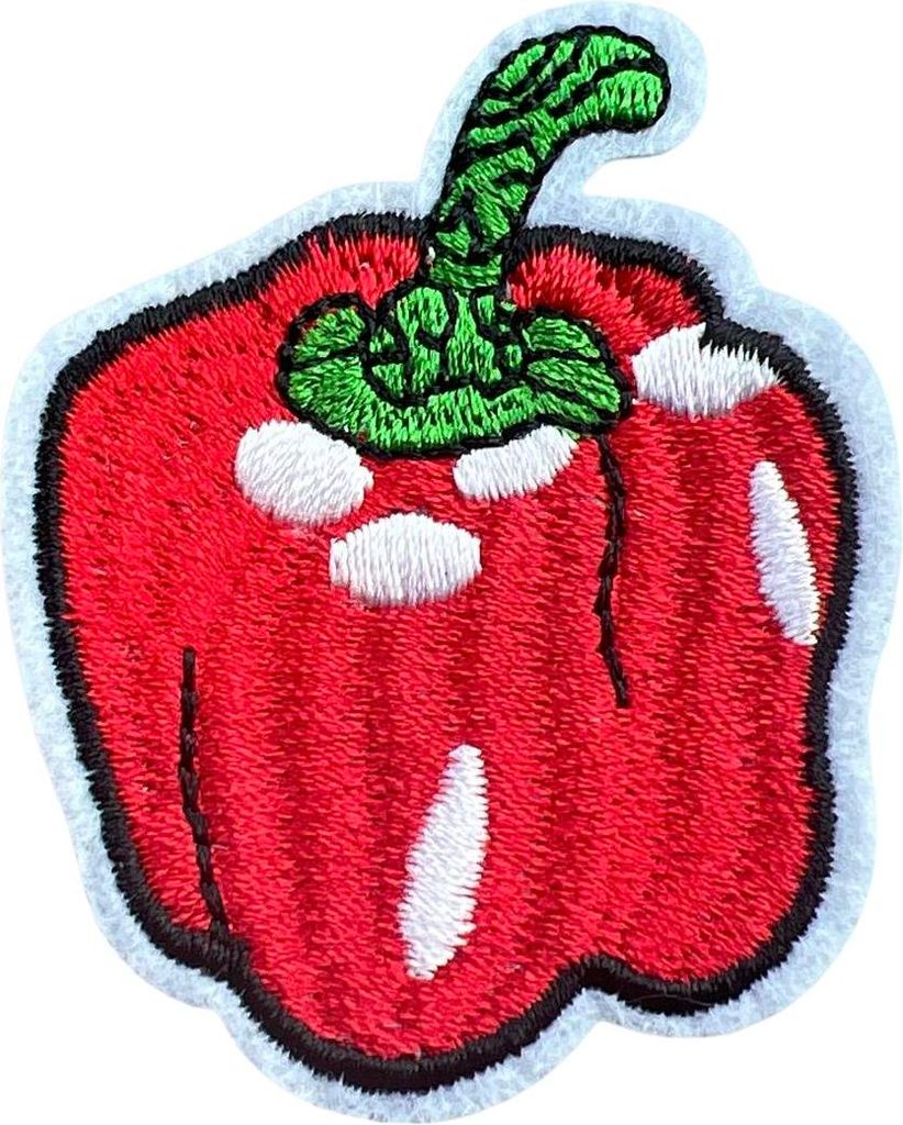 Paprika-Emblem zum Aufbügeln