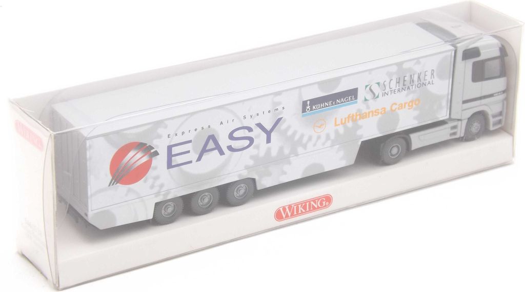 Wiking 5460338 Mercedes-Benz Actros Koffer-Sattelzug "EASY" 1:87 in