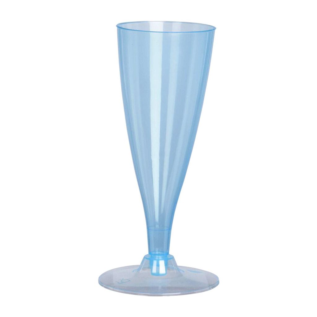 16x Plastik Sektglas 130ml Champagnerglas Kunststoff