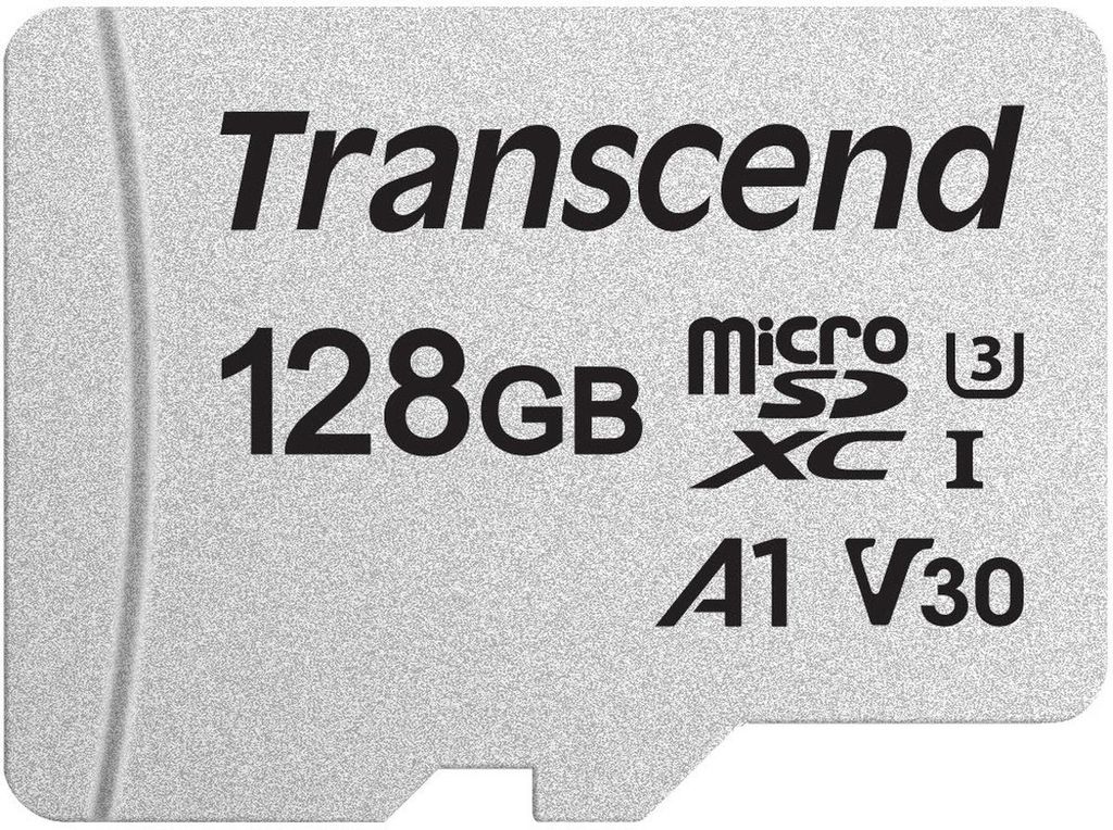 Transcend TS128GUSD300S-A, 128 GB, MicroSDXC, Klasse 10, Produktbild 