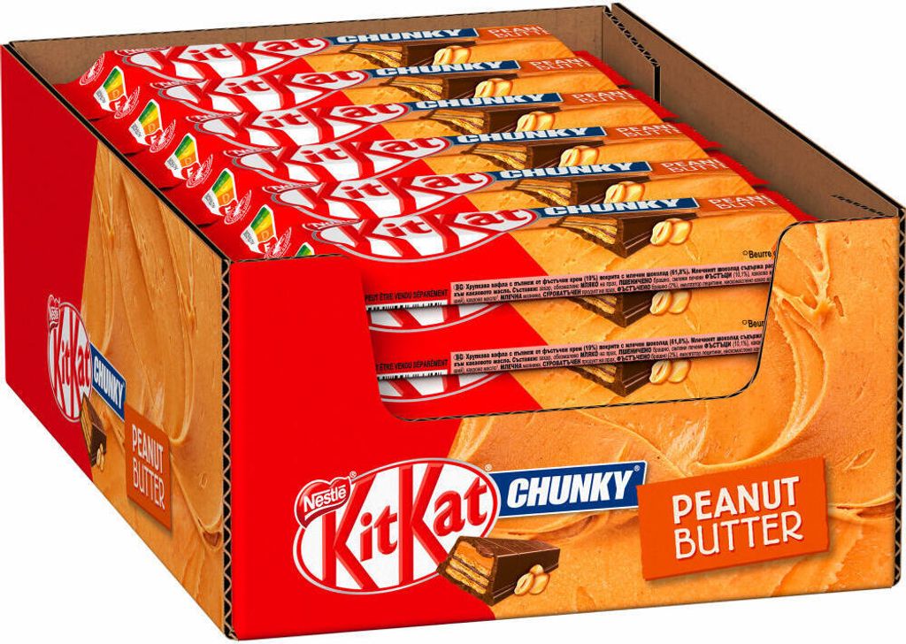 KitKat Chunky Peanut Butter 24 x 42g Produktbild 