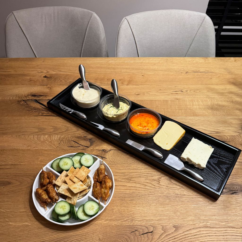 Krumble Tapasbord rund mit 5 Fächern - Essteller - Produktbild 7