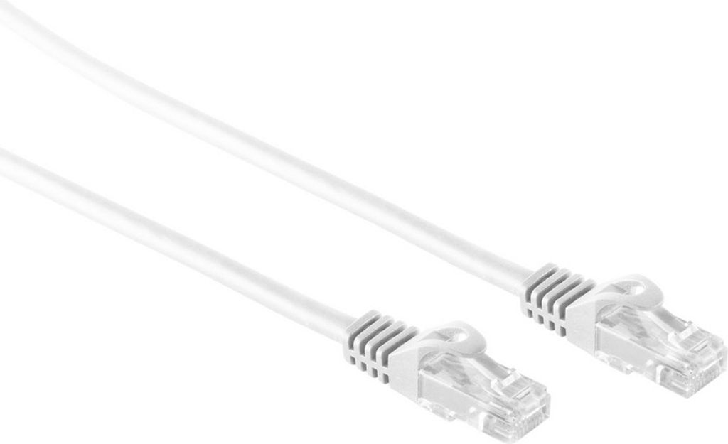 RJ45 Patchkabel CAT 7 Rohkabel U/UTP weiß 30m