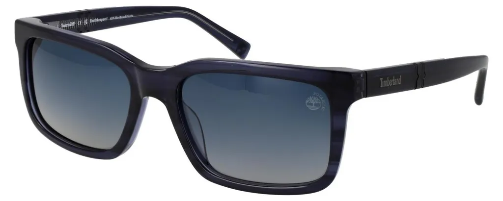 Lunettes de soleil homme Timberland TB00021 monture bleue style élégant