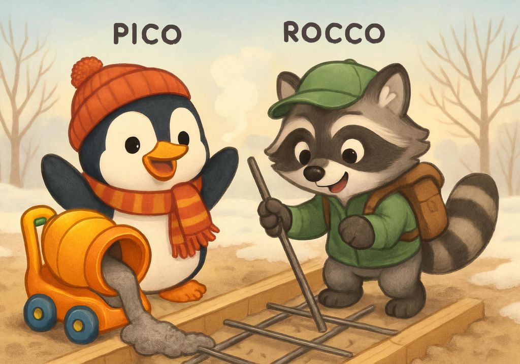hansepuzzle 111854 - Pico und Rocco Puzzle, 260 Teile, Kinder, 41,0 x 28,0cm mit hochwertiger Aufbewahrung, Kartonbox & Beutel