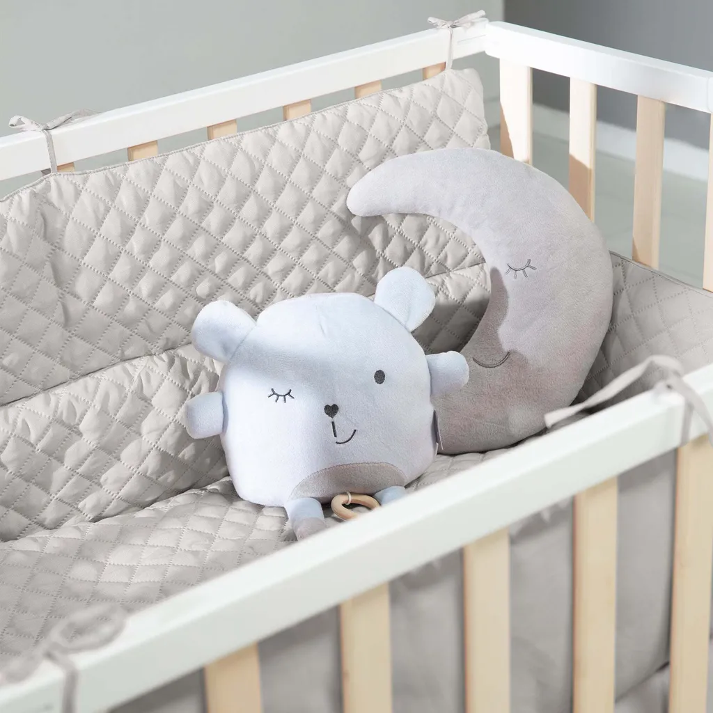Fond de parc bébé molletonné gris argenté roba Style, taille ajustable - 6