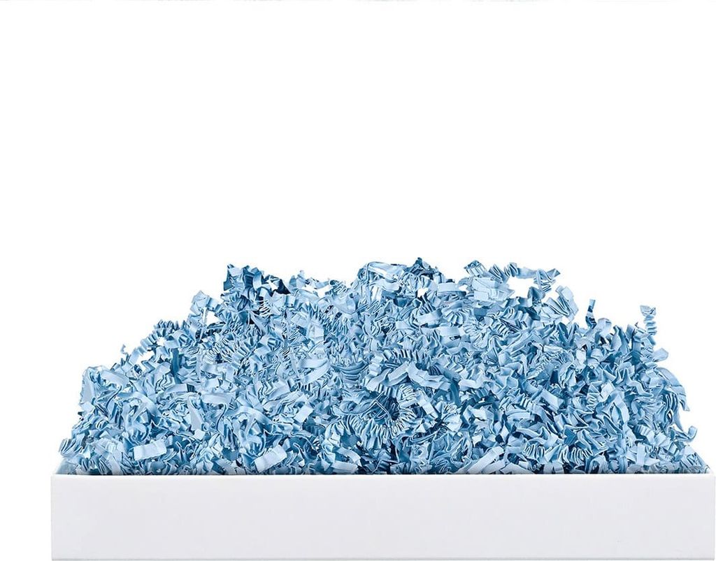SizzlePak Hellblau – 1 kg Füllmaterial aus Papier für Geschenke und Pakete