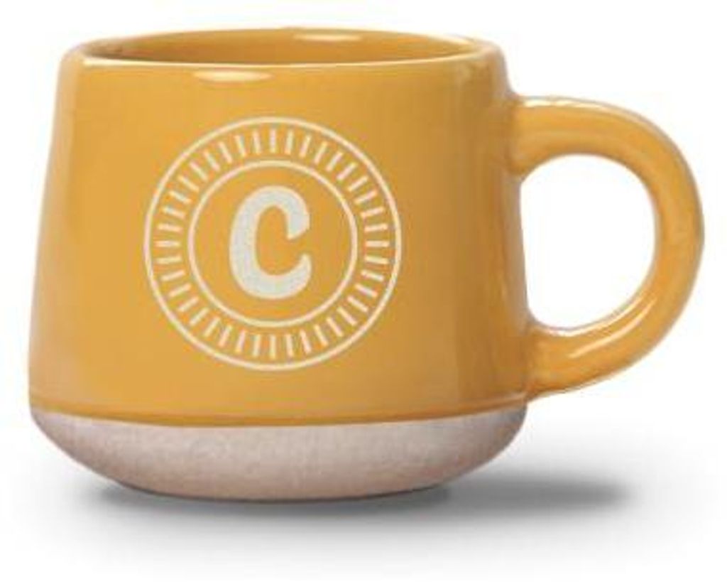 Rustikale Espressotasse 60ml Serie C aus Steinzeug, erdige Produktbild 