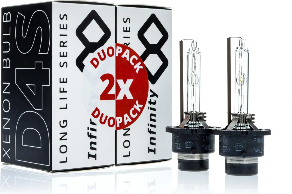 Ampoules xénon D4S 35W 4800K LongLife pour éclairage auto - Pack de 2